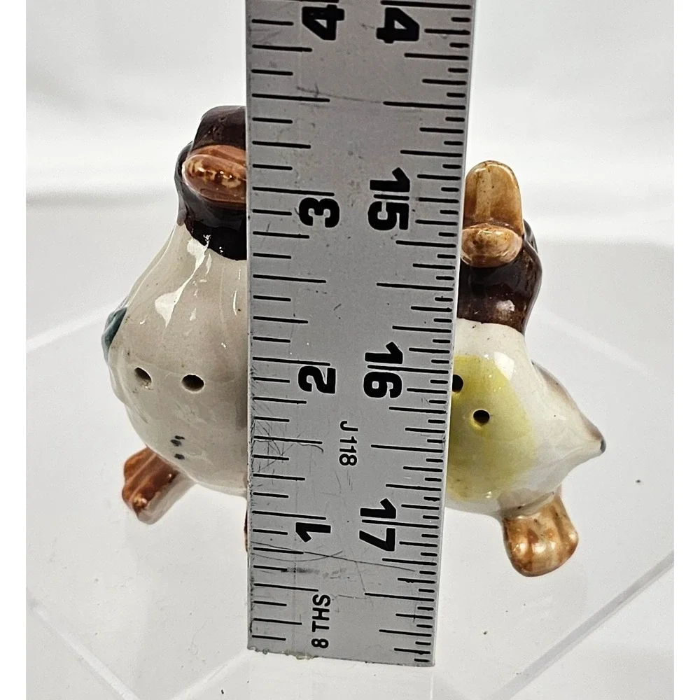 Vintage Ceramic Duck Salt and Pepper Shakers Set‎ Japan Hand Painted Birds